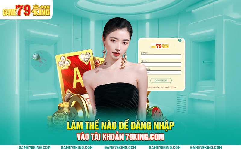 Làm thế nào để đăng nhập vào tài khoản 79king.com