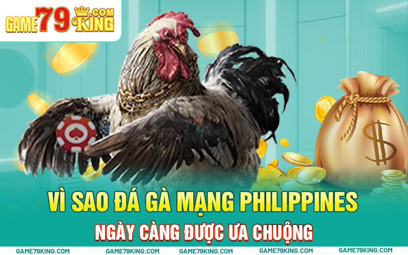 Vì sao đá gà mạng Philippines ngày càng được ưa chuộng