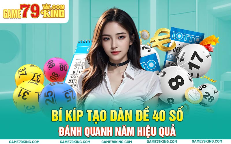 Bí kíp tạo dàn đề 40 số đánh quanh năm hiệu quả